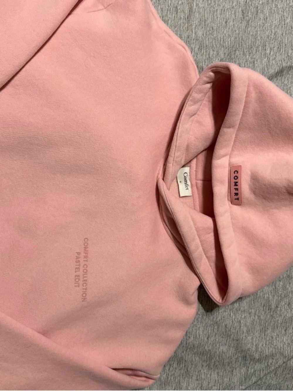 COMFRT Pastel Pink Women's Hoodie - Comfort Collection